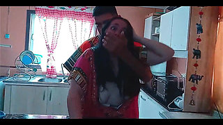 Kitchen - Indian Stepmother Having Sex with Her Stepson
