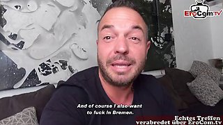 German teen Slut Cathaleya Star meet for real sexdate with surprise creampie