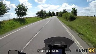 George Uhl Picks Up Helina Dream for Hot Outdoor POV Sex - Sucking and Riding Cock