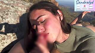 Blowjob with ass in pomp and playful feet
