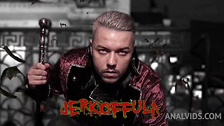 Horny Vampires Analize & DP 3 Charming Slim Blonde Beauties In Hardcore Halloween Orgy