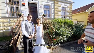 Lucas, Sarah Kay & Steve Q get down and dirty in wedding POV action