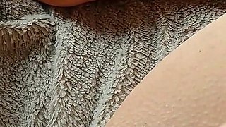 4K Orgasm in White Lace Panties with Masturbation