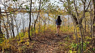 My Fall Walk Without Panties.