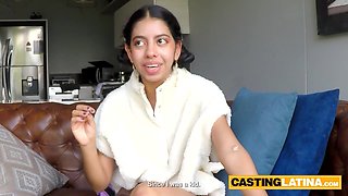 Petite Hispanic teenage enjoyed rough sex