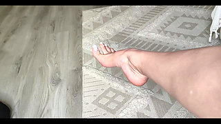He has to worship my divine feet