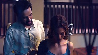 Indian pair celebrating their anniversary in bedroom
