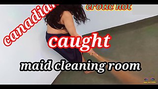 Indian Erotic Hot Maid Caught When Cleaning Room While Dancing Nacked Homemade