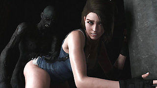Jill Valentine Fucked Hard By a Monster Cock