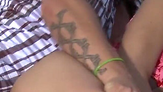 Hot brunette got her ass fucked by huge cock at the farm