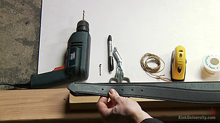 Belt Bondage for BDSM and Rough Sex