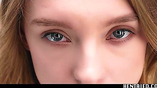 Innocent Lily Ray and Alien's solo female scene