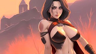 Sexy Mountain Babes 3D Animation