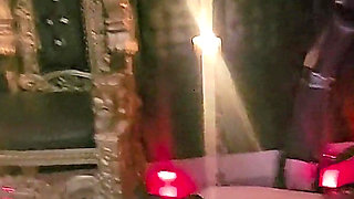 Stina Stone Femdom Handjob Tease Denial Facesitting by Mistress in Leather Gloves Part 2