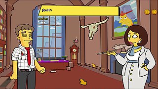 Ample bouncy bubble butt in the Simpsons Burns Mansion by Loveskysan69real