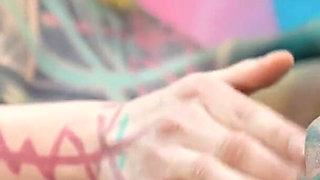 Alternative Teens Fuck with Tattoed Guy