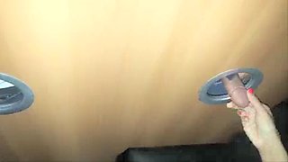 Horny MILF Playing at Gloryhole in a Swing Club - Swingers Party