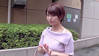 Cute Japanese Girl Gives To Stranger