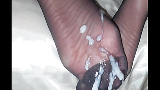 Hot mom knows her stepson loves stockings!