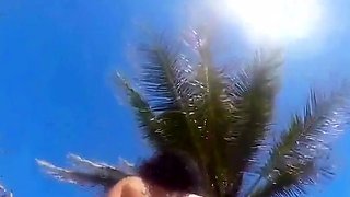 Busty Czech amateur fucks outdoor in public
