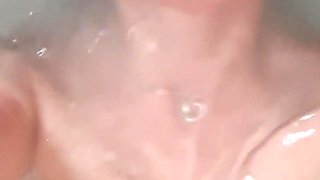 Beautiful Brunette Big Boobs Rides Fake Cock