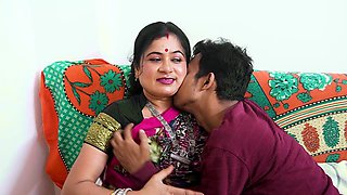 Sexy Aunty Romantic Sences Watch Her Debor Ji and Join to Fuck, Hardcore Threesome