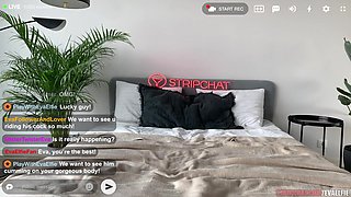 Eva Elfie's Wild Live Passion Sparks Oiled Heat