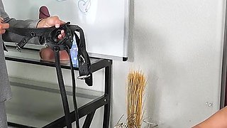 Cherry's First Lesson: Penny Barber's Strap on Secrets!