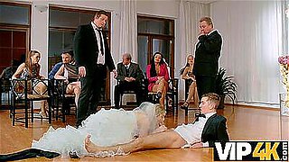 Euro Bride Gets Fucked by Husband's Friend Right After Wedding