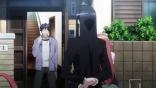 Busty hentai serpent lady has her way with a teen in his bedroom Monster Girls ep1