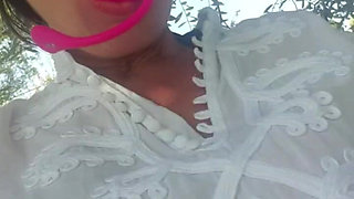 Squirt on Risky Place