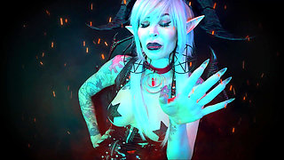 Hell's Toilet Training with Demoness Baal - Chastity, Pee, Caviar, Original Edition