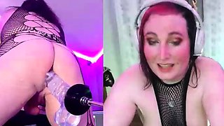 Redhead milf ass fucked deeply while moaning