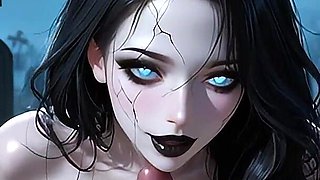 Banshee of the Moonlit Graves ~ Ai-generated