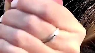 Huge Dick for My Sister-in-law. Schoolgirl Gives a Blowjob While Parents Are Away