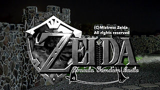 Licking pantyhose while suffering from the riding crop