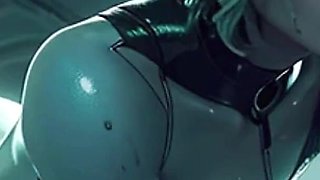 Naked in a Futuristic World Full of Robots