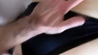 French Mom 'la femme d'un pote' Amateur Big Ass in Stockings