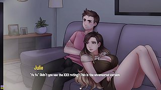 House Chores #17: My MILF Stepaunt Sucked Me off During the Movie and Made Me Cum Really Good