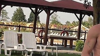 Bts, Hot Thai Girl Get Fucked by Three Horny Guys in a Park