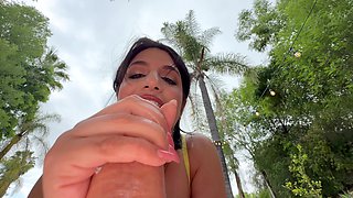My POV with Horny Fat Tits Sarah Arabic