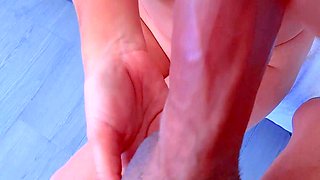 Perfect Titties Tanned College Desi's Blowjob, Handjob, and Cream Pie