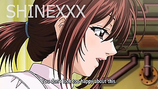 Naughty hentai nurse gives a blowjob to hospital Girl