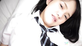 Japaneseamateur action with aphrodisiac soul mate from Tenshigao
