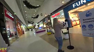 Public Vibrating Panties Challenge - Letty Black Teased in Store by Monster Pub Toy