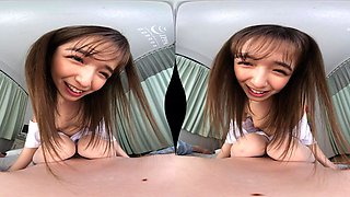VR porn with Japanese girl
