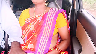 Jungle car sex with indian maid. Telugu dirty talks.