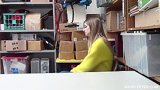 Young Russian Girl Turned Out To Be A Thief And Was Punished