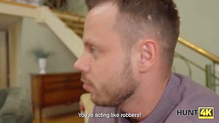 Hunt4k. ex-military cuckold surrenders her cunny