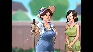 Animated fun with busty schoolteachers in summertime saga